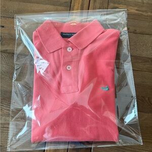 Southern Marsh Kids Coral Polo Shirt